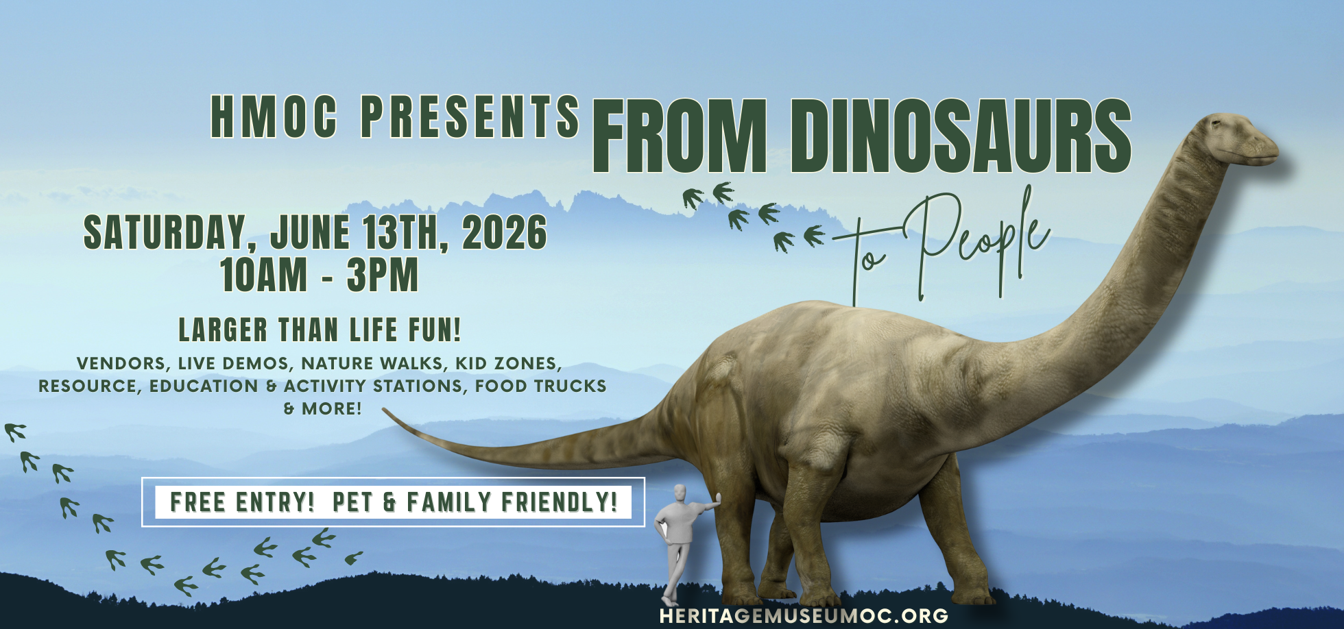 Dino Day 2026 web banner (desktop)