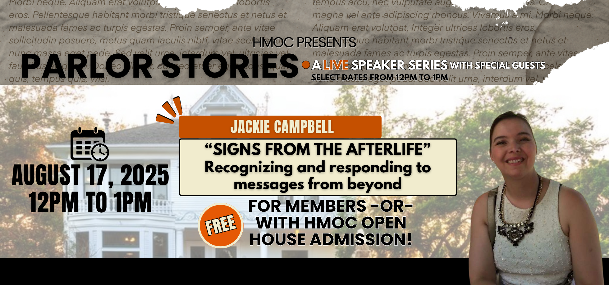 HMOC 8-17-25 Parlor Stories